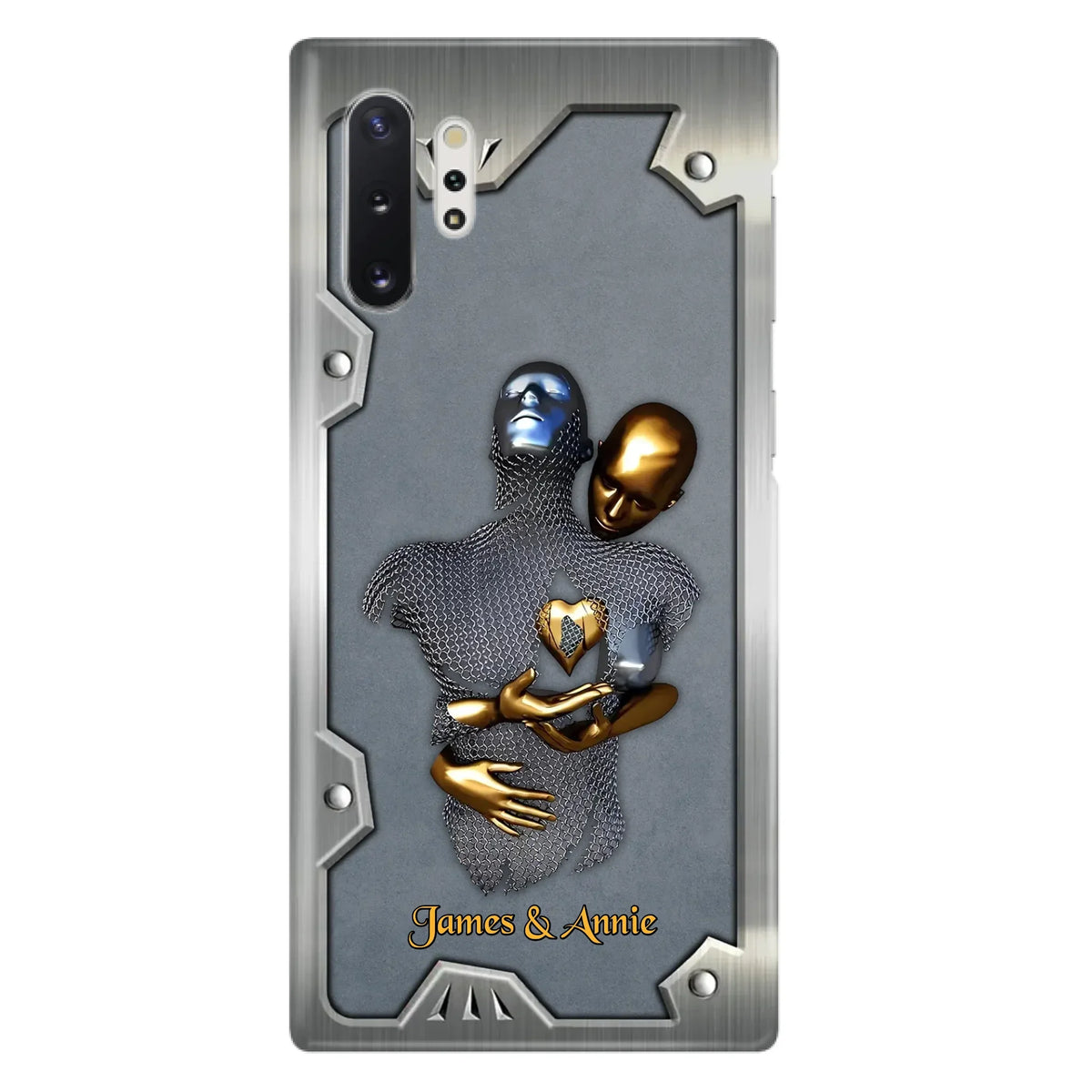 Custom Personalized Couple Phone Case - Gift Idea For Couple/ Valentines Day - Case For iPhone/ Samsung