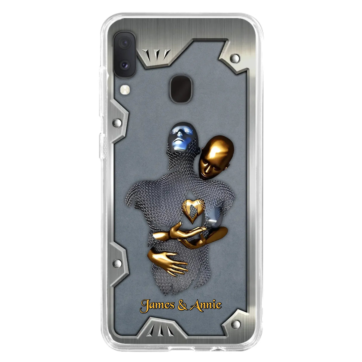 Custom Personalized Couple Phone Case - Gift Idea For Couple/ Valentines Day - Case For iPhone/ Samsung