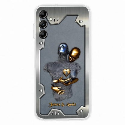 Custom Personalized Couple Phone Case - Gift Idea For Couple/ Valentines Day - Case For iPhone/ Samsung