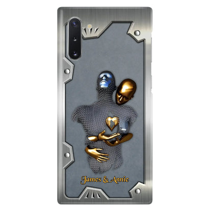 Custom Personalized Couple Phone Case - Gift Idea For Couple/ Valentines Day - Case For iPhone/ Samsung
