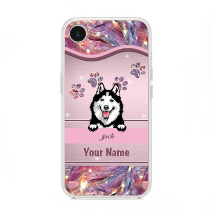 Custom Personalized Dog Phone Case For iPhone And Samsung - Gift Idea For Dog Lover - Up to 3 Dogs
