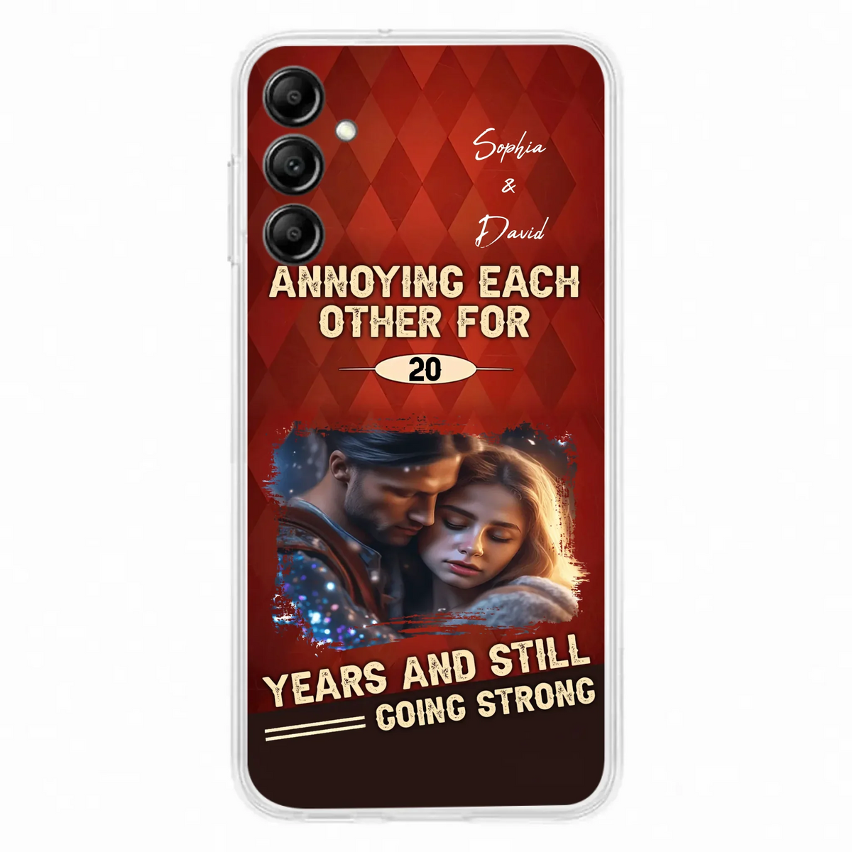 Personalized Couple Photo Phone Case - Gift Idea For Couple - Annoying Each Other For 20 Years And Still Going Strong - Case For iPhone/Samsung