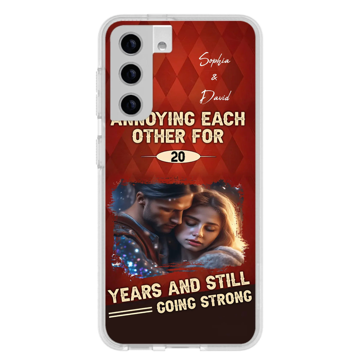 Personalized Couple Photo Phone Case - Gift Idea For Couple - Annoying Each Other For 20 Years And Still Going Strong - Case For iPhone/Samsung