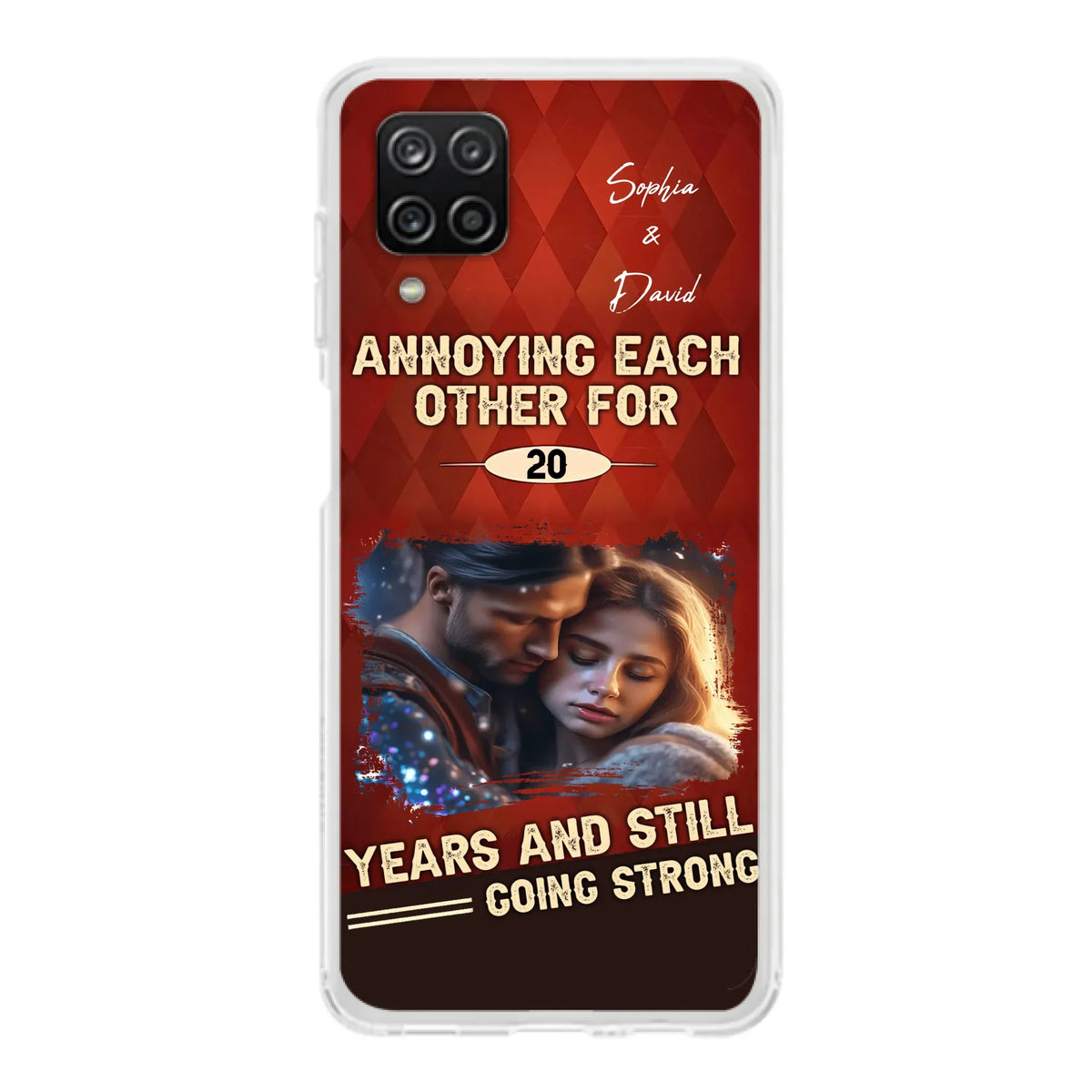 Personalized Couple Photo Phone Case - Gift Idea For Couple - Annoying Each Other For 20 Years And Still Going Strong - Case For iPhone/Samsung