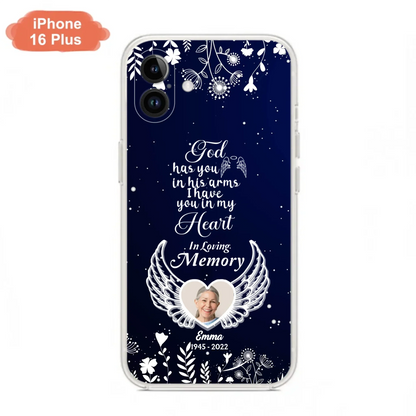 Personalized Memorial Phone Case - Memorial Gift Idea For Family - I Have You In My Heart - Case For iPhone/Samsung
