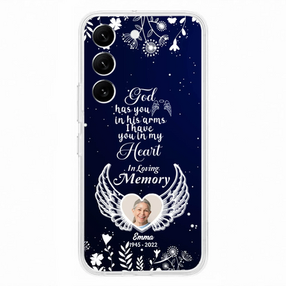 Personalized Memorial Phone Case - Memorial Gift Idea For Family - I Have You In My Heart - Case For iPhone/Samsung