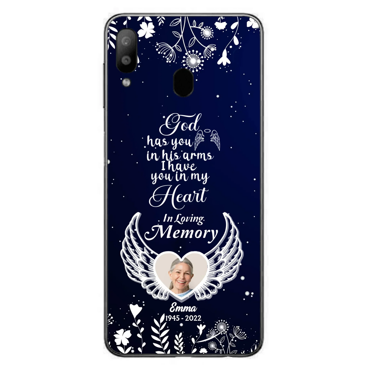 Personalized Memorial Phone Case - Memorial Gift Idea For Family - I Have You In My Heart - Case For iPhone/Samsung