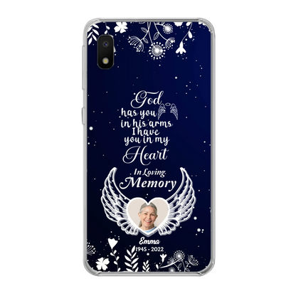 Personalized Memorial Phone Case - Memorial Gift Idea For Family - I Have You In My Heart - Case For iPhone/Samsung