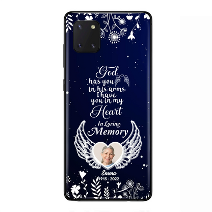 Personalized Memorial Phone Case - Memorial Gift Idea For Family - I Have You In My Heart - Case For iPhone/Samsung