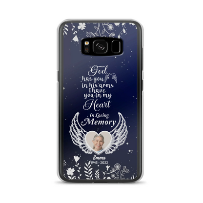 Personalized Memorial Phone Case - Memorial Gift Idea For Family - I Have You In My Heart - Case For iPhone/Samsung