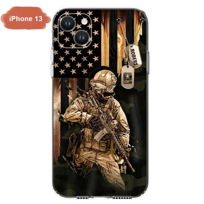 Custom Personalized Veteran iPhone/ Samsung Phone Case - Gift Idea For Veteran