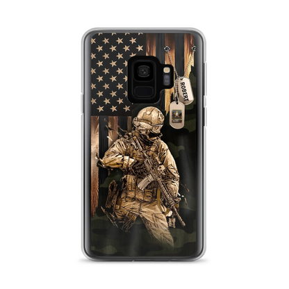 Custom Personalized Veteran iPhone/ Samsung Phone Case - Gift Idea For Veteran