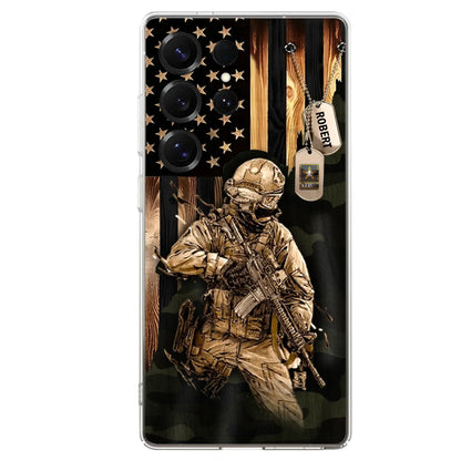 Custom Personalized Veteran iPhone/ Samsung Phone Case - Gift Idea For Veteran