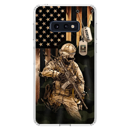 Custom Personalized Veteran iPhone/ Samsung Phone Case - Gift Idea For Veteran