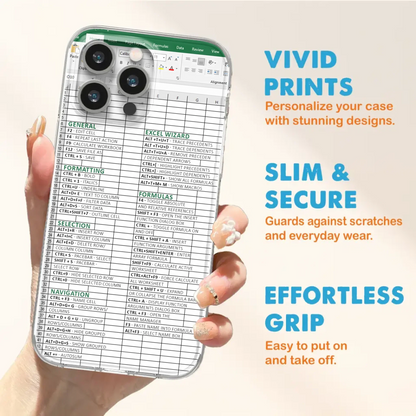 Personalized Excel Phone Case - Gift Idea For Excel Lovers - Cases For iPhone/Samsung