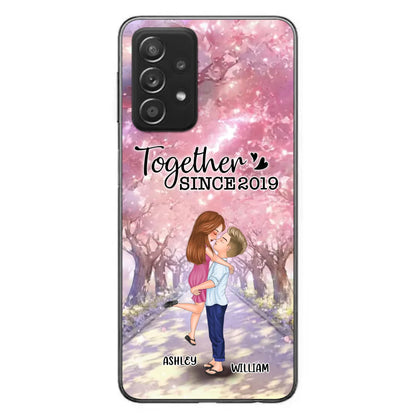 Personalized Couple Phone Case - Wedding/Anniversary Gift Idea for Couple - Together Since 2019 - Case For iPhone/Samsung