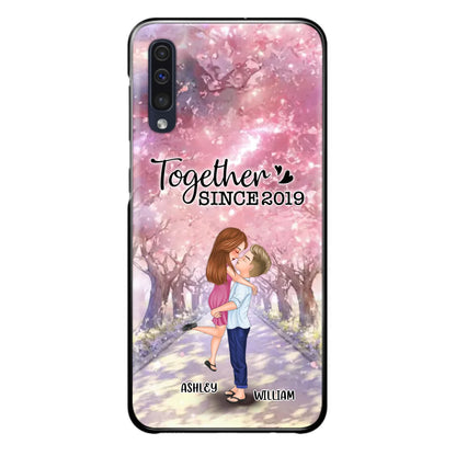 Personalized Couple Phone Case - Wedding/Anniversary Gift Idea for Couple - Together Since 2019 - Case For iPhone/Samsung