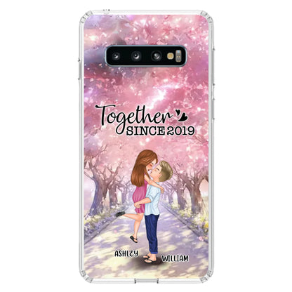 Personalized Couple Phone Case - Wedding/Anniversary Gift Idea for Couple - Together Since 2019 - Case For iPhone/Samsung