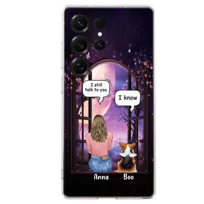Custom Personalized Memorial Pet Phone Case - Upto 4 Dogs/Cats/Rabbits - Memorial Gift Idea for Dog/Cat/Rabbit Owners - Case For iPhone/Samsung