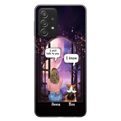 Custom Personalized Memorial Pet Phone Case - Upto 4 Dogs/Cats/Rabbits - Memorial Gift Idea for Dog/Cat/Rabbit Owners - Case For iPhone/Samsung