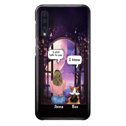 Custom Personalized Memorial Pet Phone Case - Upto 4 Dogs/Cats/Rabbits - Memorial Gift Idea for Dog/Cat/Rabbit Owners - Case For iPhone/Samsung