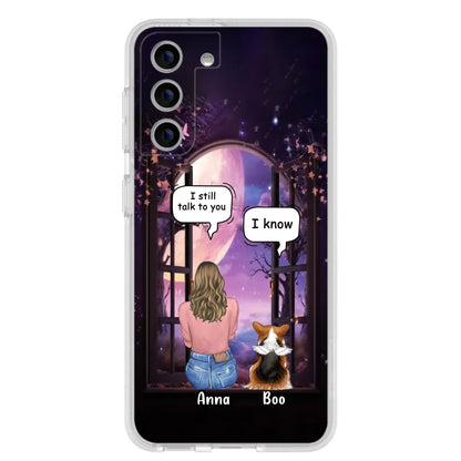 Custom Personalized Memorial Pet Phone Case - Upto 4 Dogs/Cats/Rabbits - Memorial Gift Idea for Dog/Cat/Rabbit Owners - Case For iPhone/Samsung