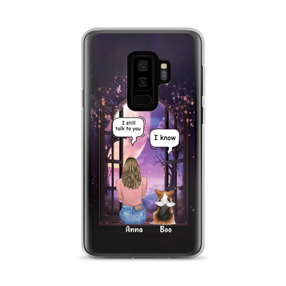 Custom Personalized Memorial Pet Phone Case - Upto 4 Dogs/Cats/Rabbits - Memorial Gift Idea for Dog/Cat/Rabbit Owners - Case For iPhone/Samsung