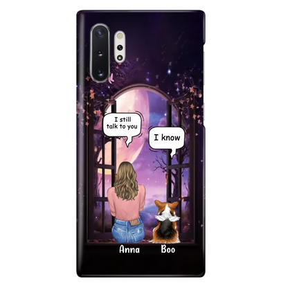 Custom Personalized Memorial Pet Phone Case - Upto 4 Dogs/Cats/Rabbits - Memorial Gift Idea for Dog/Cat/Rabbit Owners - Case For iPhone/Samsung