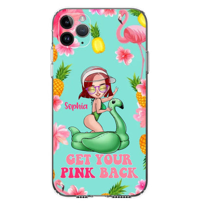 Custom Personalized Bikini Girl Phone Case - Gift Idea For Girl - Get Your Pink Back - Cases For iPhone/Samsung