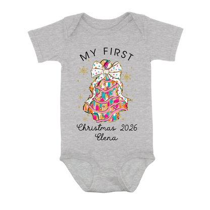 Personalized Christmas Baby Onesie - Gift Idea For Your Baby/Christmas - My First Christmas