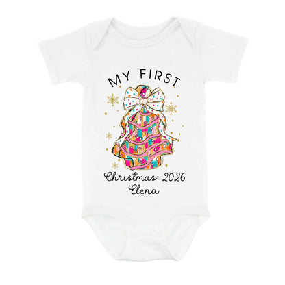 Personalized Christmas Baby Onesie - Gift Idea For Your Baby/Christmas - My First Christmas