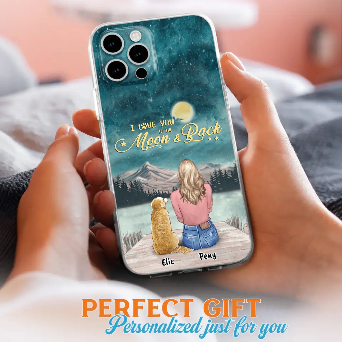 Personalized Pet Mom Phone Case - up to 4 Pets - FD19NO