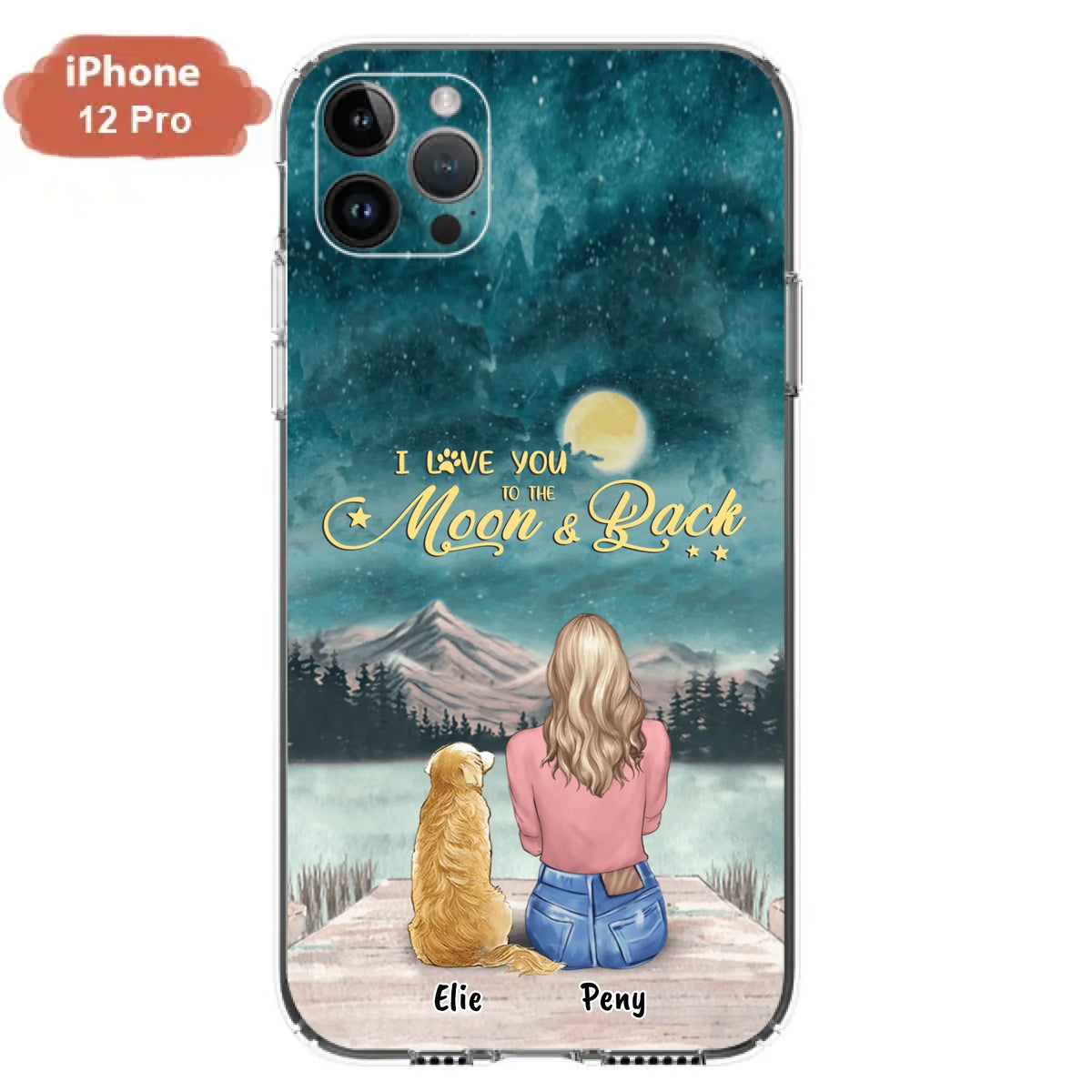 Personalized Pet Mom Phone Case - up to 4 Pets - FD19NO