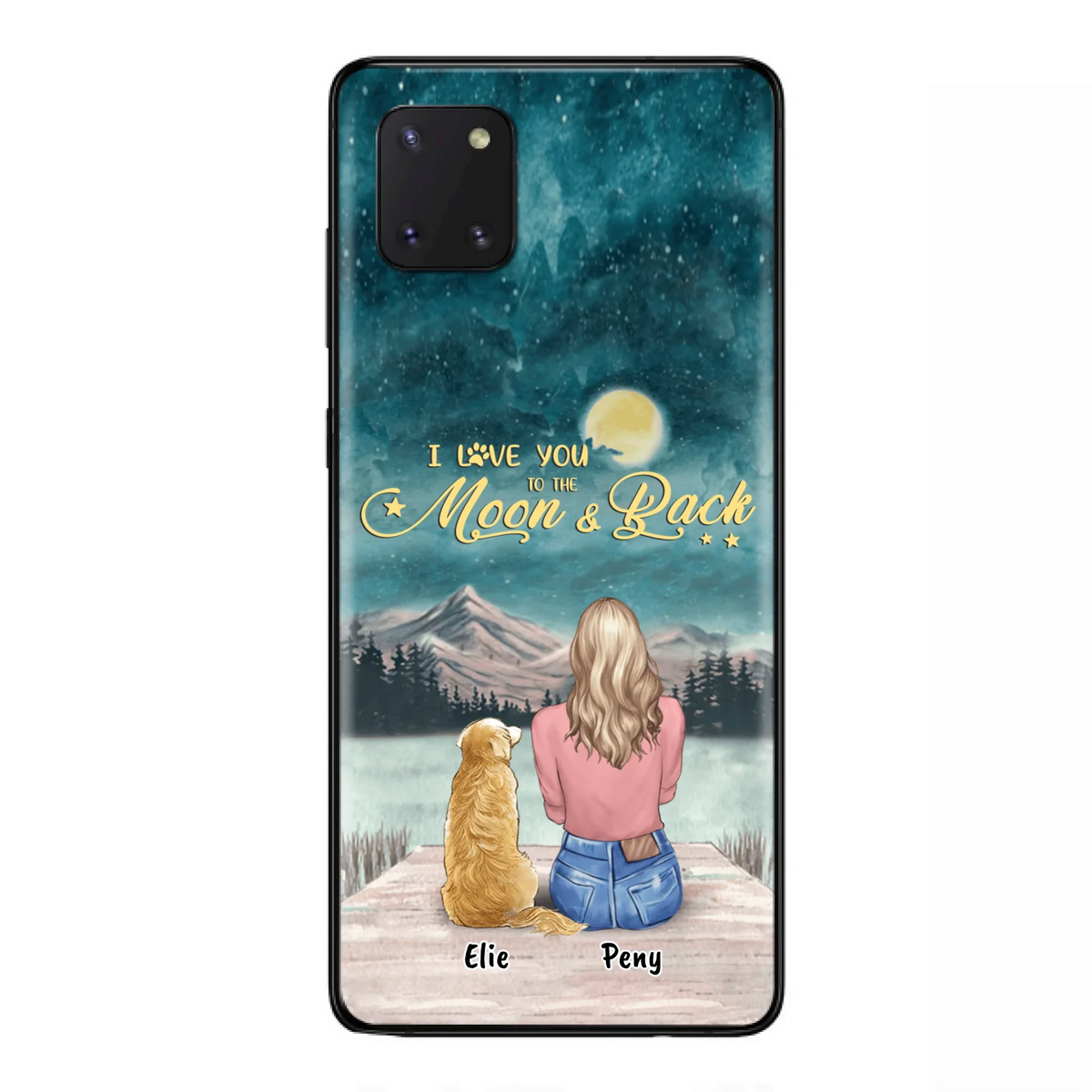 Personalized Pet Mom Phone Case - up to 4 Pets - FD19NO
