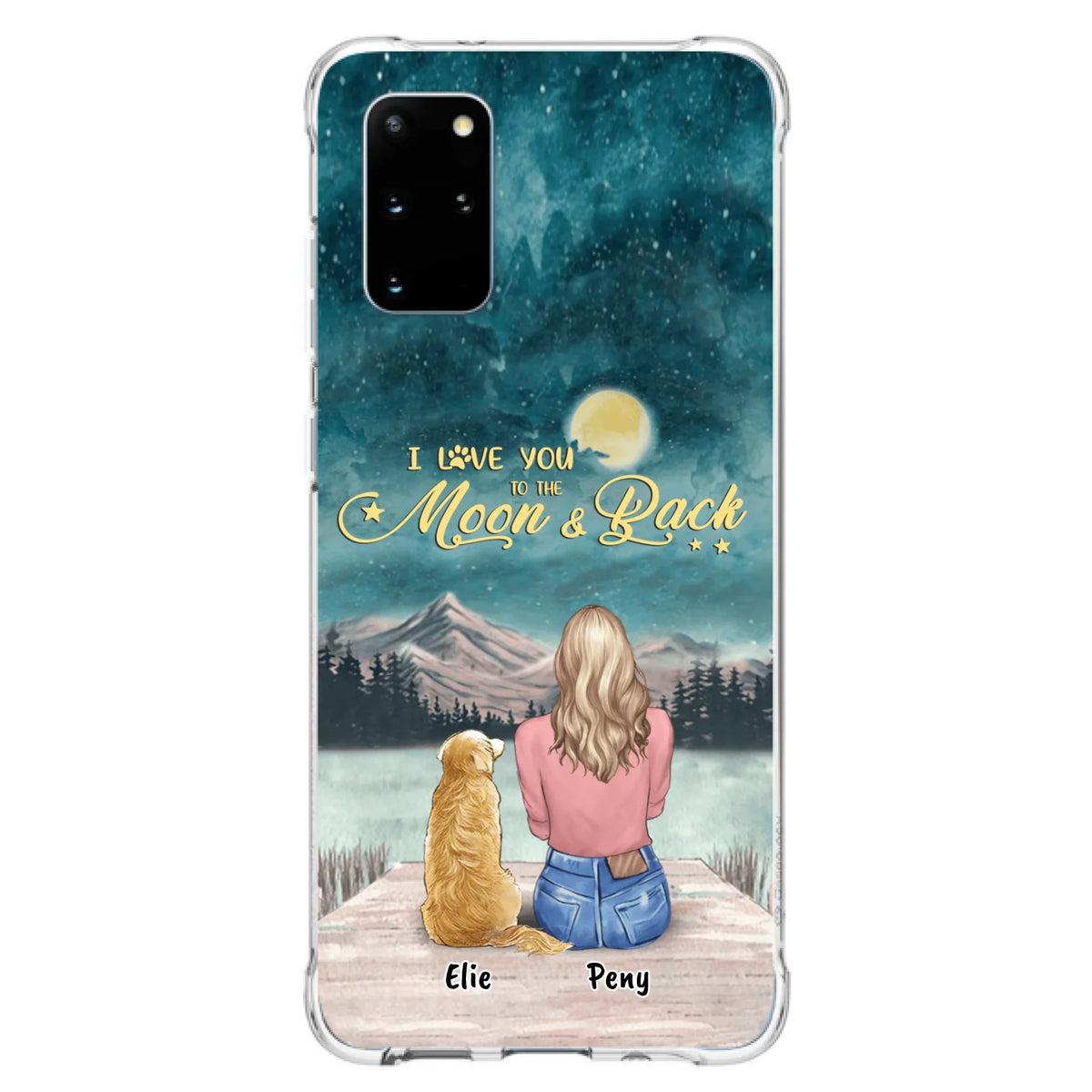 Personalized Pet Mom Phone Case - up to 4 Pets - FD19NO