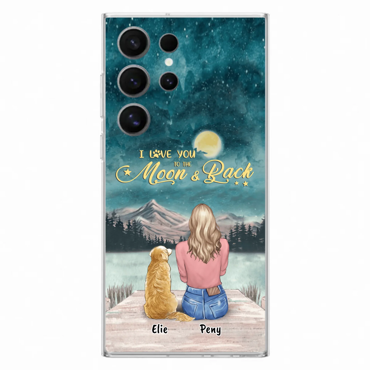 Personalized Pet Mom Phone Case - up to 4 Pets - FD19NO