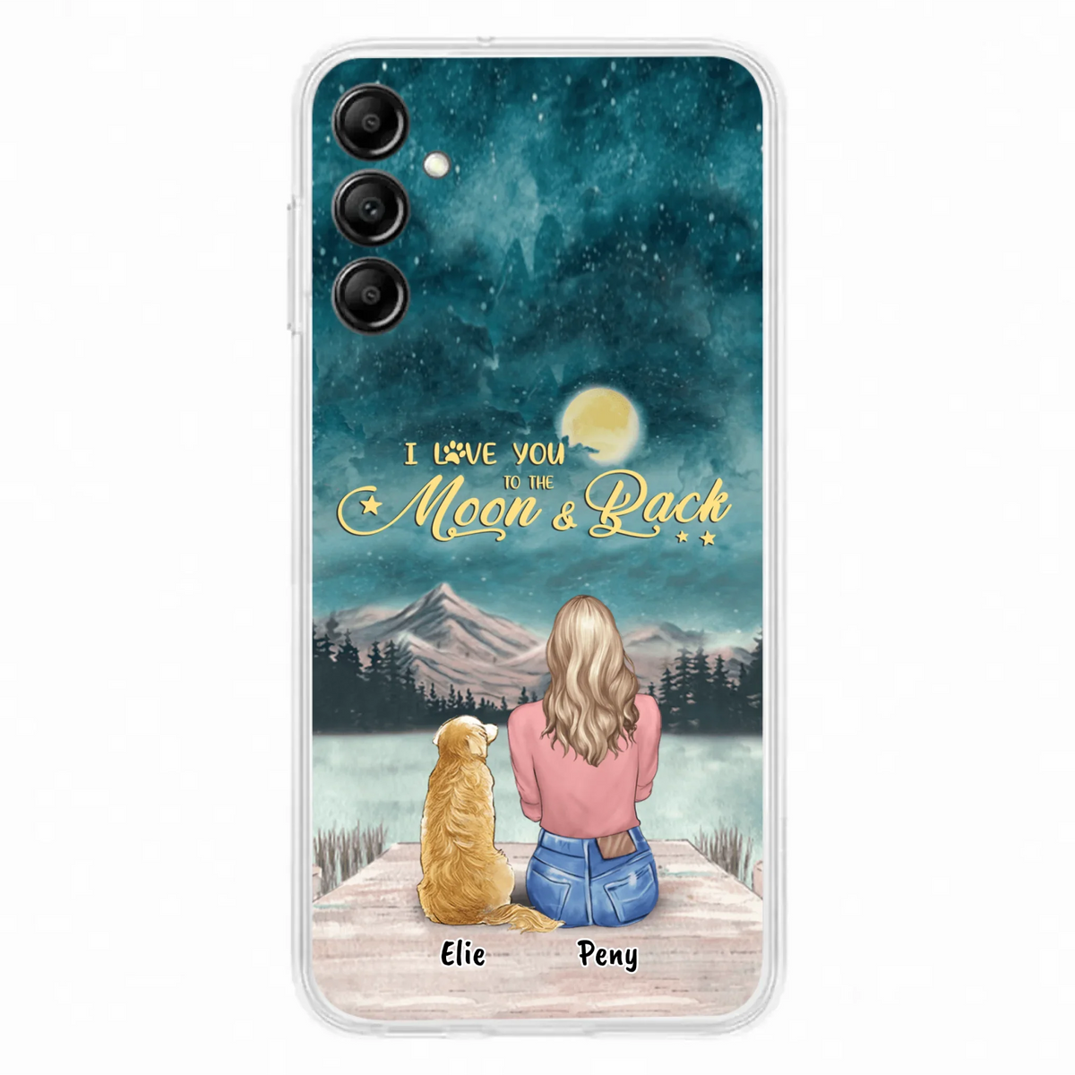 Personalized Pet Mom Phone Case - up to 4 Pets - FD19NO