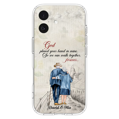Personalized Old Couple Phone Case - Best Gift For Couple - Case For iPhone And Samsung