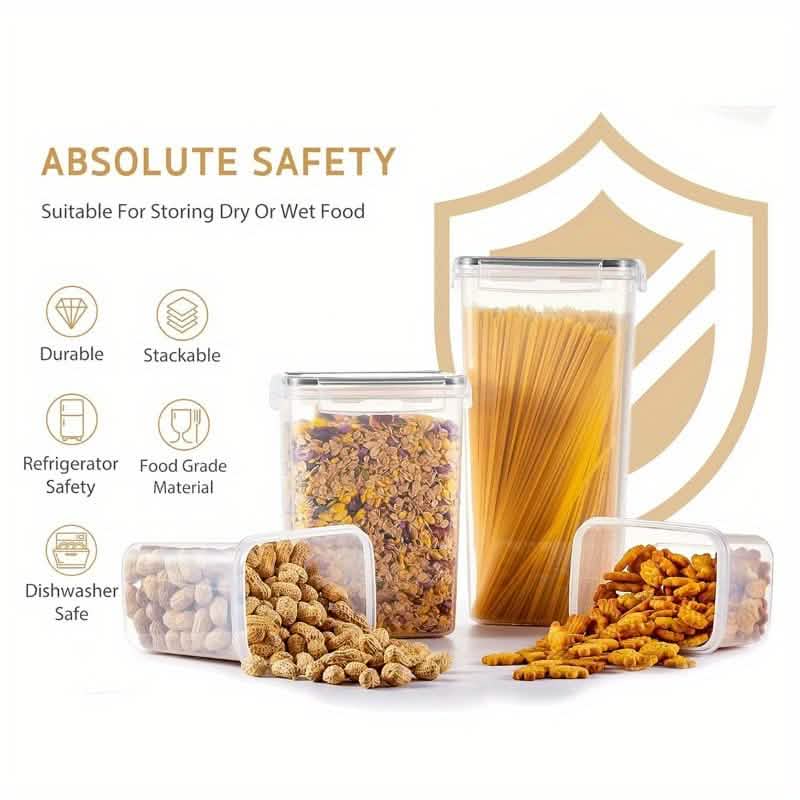 48-Piece Set: Food Storage Container Set, Fresh-Keeping and Easy-to-Secure Lids