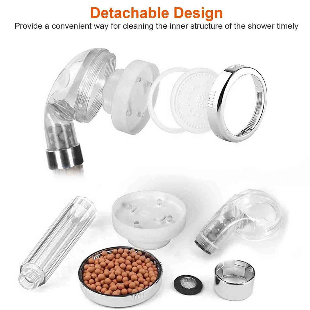 7 Color Changing Light Handheld Shower Head
