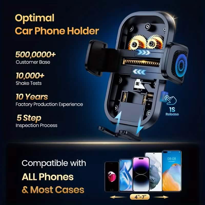 TOPK D38C Car Phone Holder – Adjustable Dashboard Mount