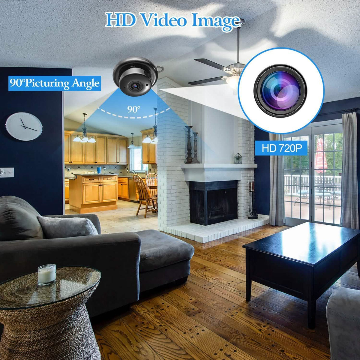 720 WIFI IP Camera Motion Detection