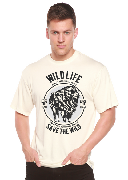 Wild Life Spun Bamboo® Men's Bamboo Viscose/Organic Cotton Short Sleeve Graphic T-Shirt
