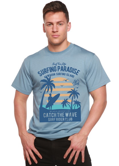 Surfing Paradis Spun Bamboo® Men's Bamboo Viscose/Organic Cotton Short Sleeve Graphic T-Shirt