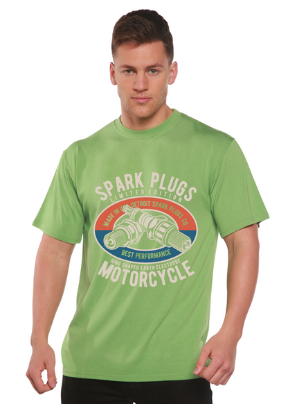 Spark Plugs Spun Bamboo® Men's Bamboo Viscose/Organic Cotton Short Sleeve Graphic T-Shirt