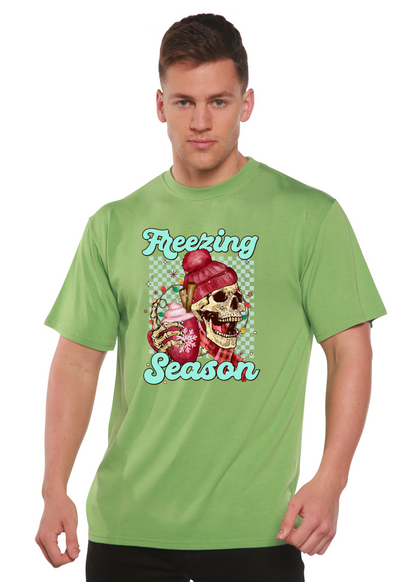 Freezing Season Unisex Bamboo Viscose/Organic Cotton Short Sleeve Graphic T-Shirt