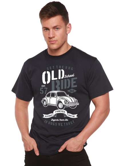 Old School Ride Spun Bamboo® Men's Bamboo Viscose/Organic Cotton Short Sleeve Graphic T-Shirt
