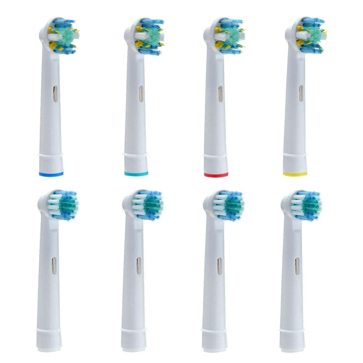 8-Pack: Generic Oral-B Braun Electric Toothbrush Heads Replacement Round Soft