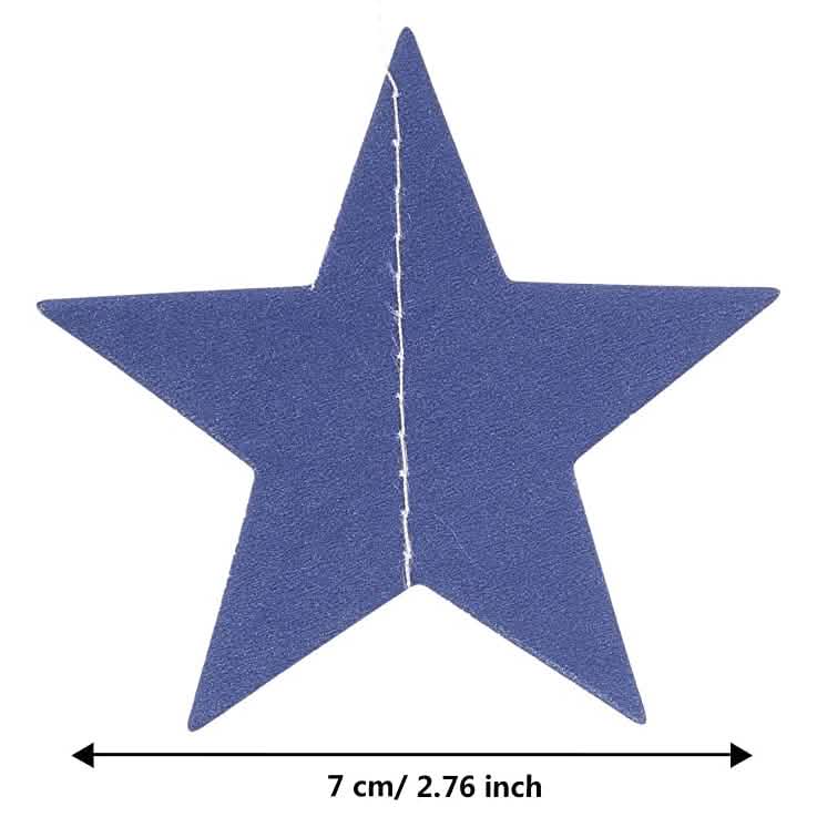 8 Strands Patriotic Star Streamers Banner Garland