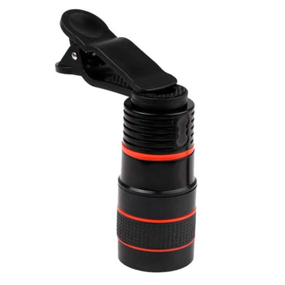 8x Optical Zoom Camera Lens Clip for iPhone & Android
